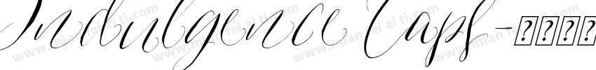 Indulgence Caps字体转换